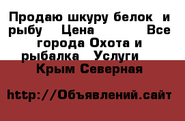 Продаю шкуру белок  и рыбу  › Цена ­ 1 500 - Все города Охота и рыбалка » Услуги   . Крым,Северная